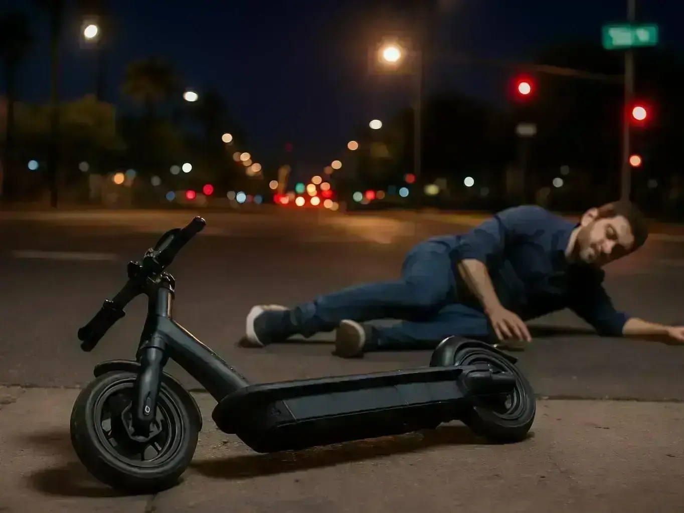 Tempe e-scooter accident lawyer reviewing crash evidence near Mill Avenue and Downtown Tempe