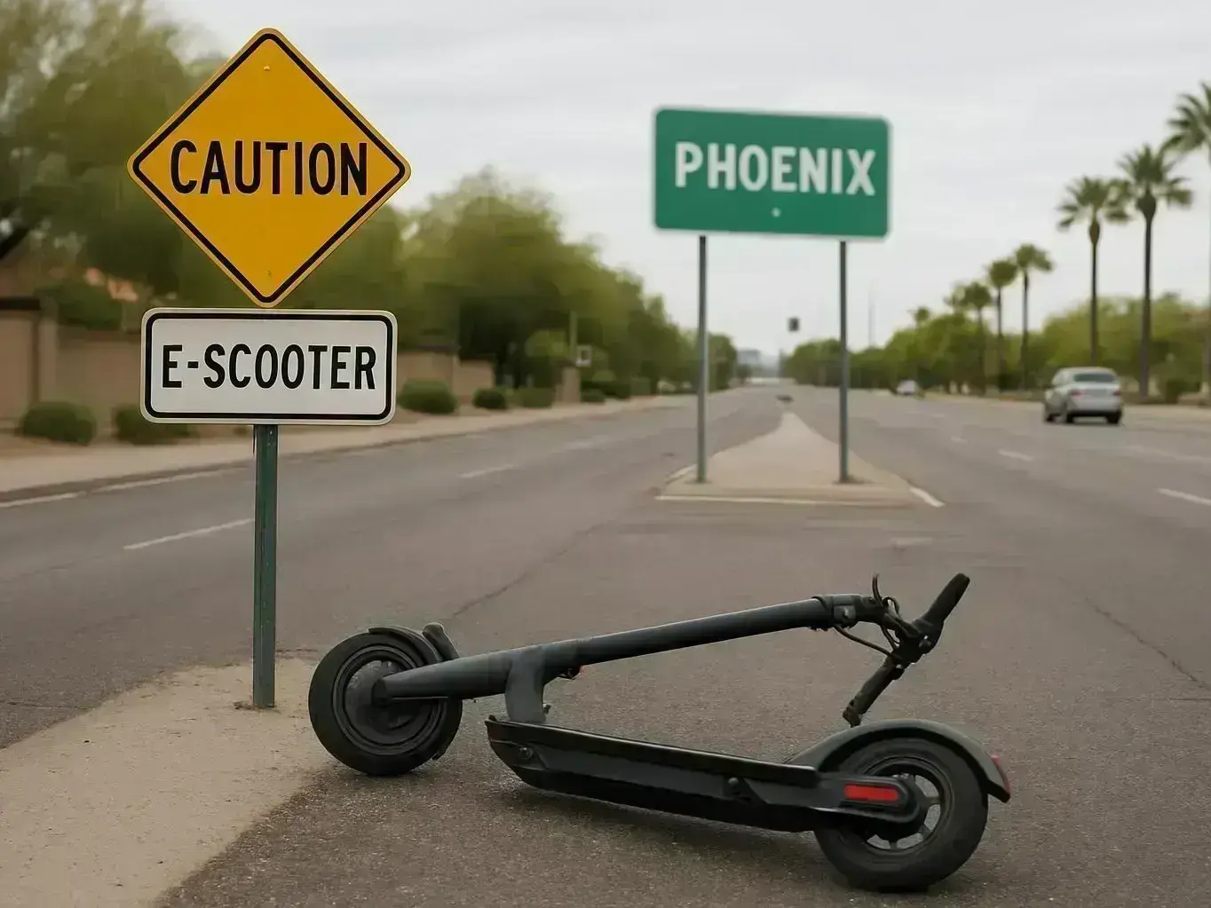 injured scooter rider meeting with Tempe personal injury attorney after collision near Arizona State University