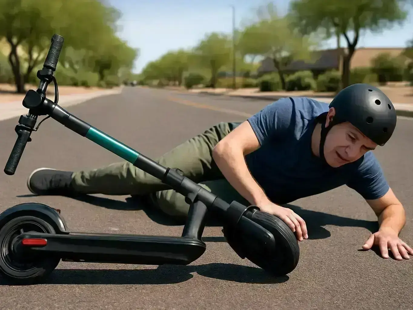 Legal team helping pedestrian after e-scooter collision near Footprint Center in Phoenix, Arizona