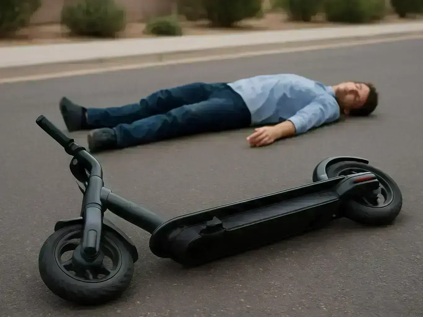 Gilbert Arizona attorney consulting client about e-scooter accident injury claim